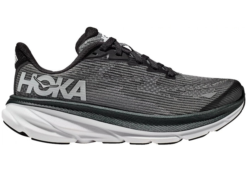 Hoka One One Clifton 9 Black White (GS)