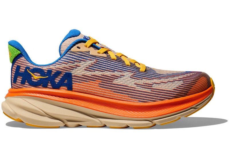 Hoka One One Clifton 9 Ultramarine Electric Tangerine (GS)