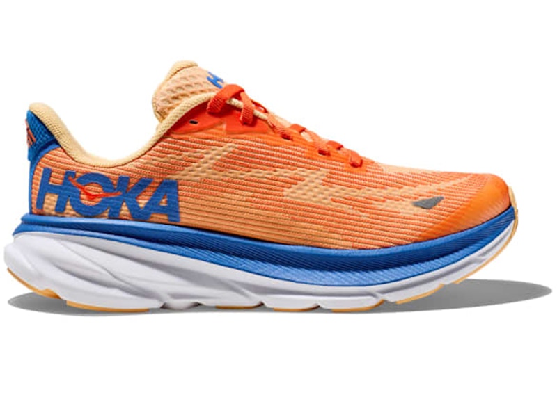Hoka One One Clifton 9 Vibrant Orange Impala (GS)