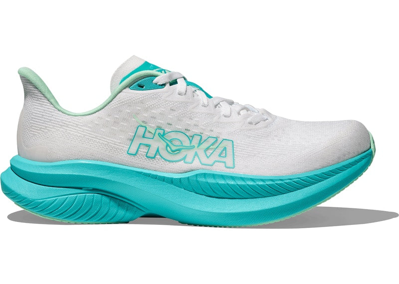 Hoka One One Mach 6 White Cielo Blue (Women's)