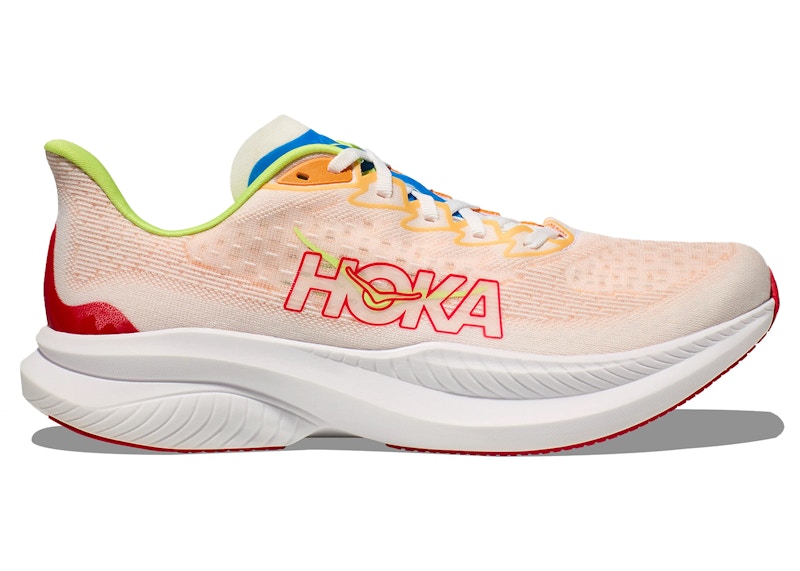 Hoka One One Mach 6 White Solar Flare