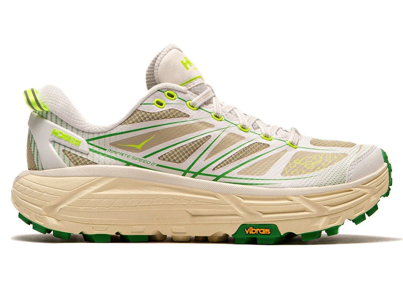 Hoka One One Mafate Speed 2 White Fresh Cut Grass