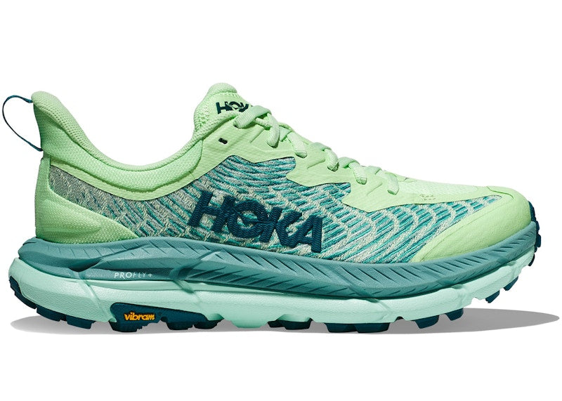 Hoka One One Mafate Speed 4 Lime Glow Ocean Mist (Women's)