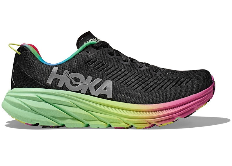 Hoka One One Rincon 3 Black Silver Multi-Color (Women's)