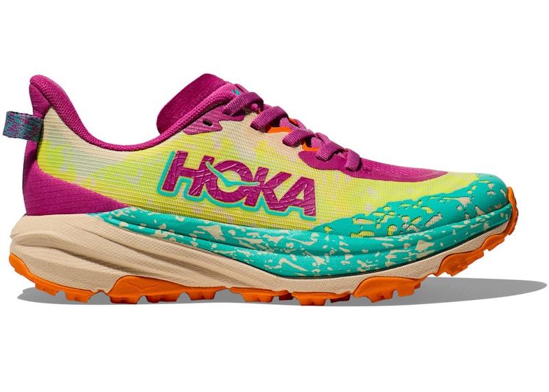 Hoka One One Speedgoat 6 Fuchsia Electric Aqua (GS)