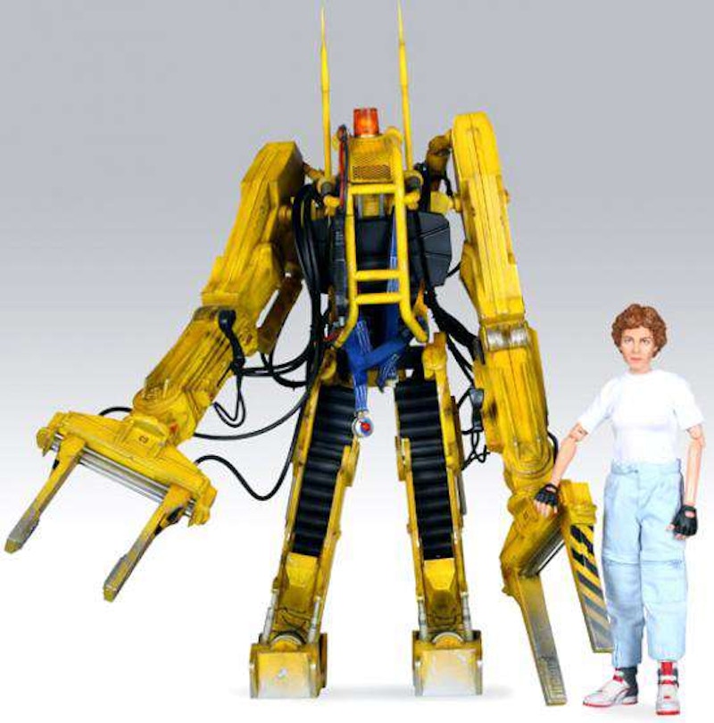 Hot Toys Alien Movie Masterpiece Power Loader with Ripley Collectible Figure