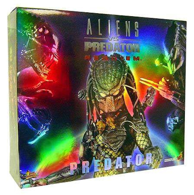 Hot Toys Alien vs Predator Movie Masterpiece Predator Wolf Collectible Figure