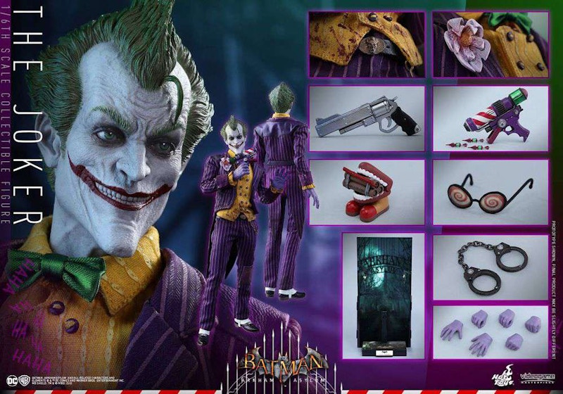 Hot Toys Batman Videogame Masterpiece The Joker Arkham Asylum Collectible Figure