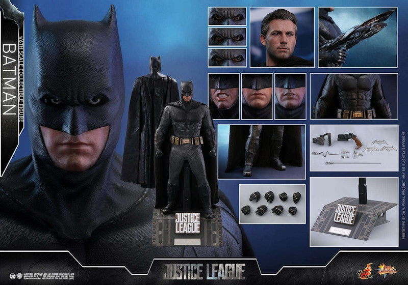 Hot Toys DC Justice League Movie Batman Regular Version Collectible Figure