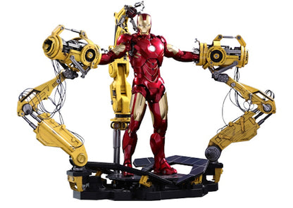 Hot Toys Iron Man Mark IV with Suit-Up Gantry Collectible Set 1/6th Scale Movie Masterpiece Series Action Figure MMS160