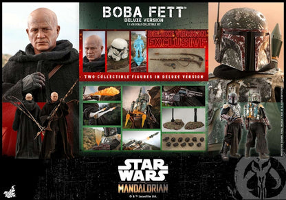 Hot Toys Star Wars The Mandalorian Boba Fett Deluxe Version Collectible Figure
