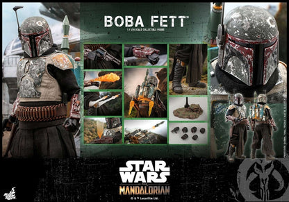 Hot Toys Star Wars The Mandalorian Boba Fett Regular Version Collectible Figure