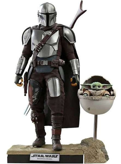 Hot Toys Star Wars The Mandalorian The Mandalorian with The Child Deluxe Version Collectible Figure