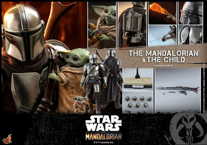 Hot Toys Star Wars The Mandalorian The Mandalorian with The Child Regular Version Collectible Figure