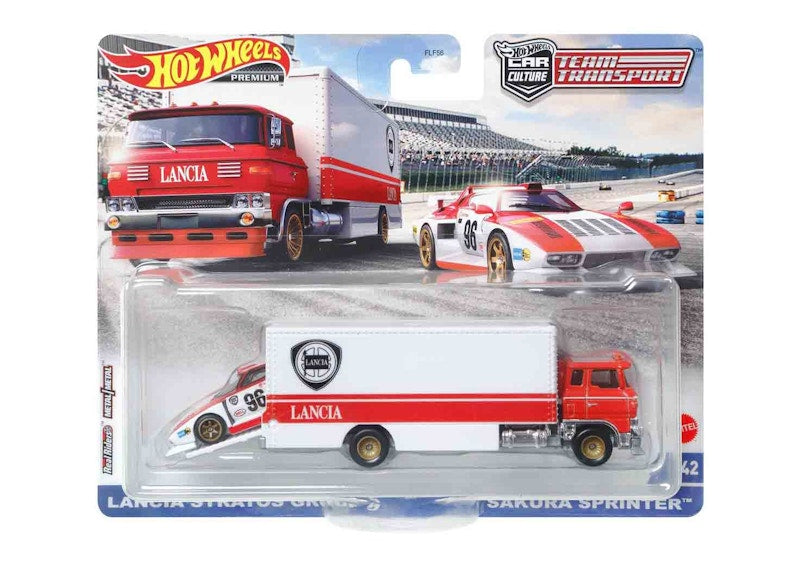 Hot Wheels Car Culture Team Transport Lancia Set