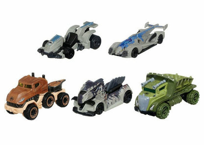 Hot Wheels Jurassic World Character Cars Set of 5