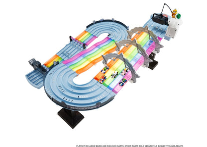 Hot Wheels Mario Kart Rainbow Road Raceway Set 1/64 Scale