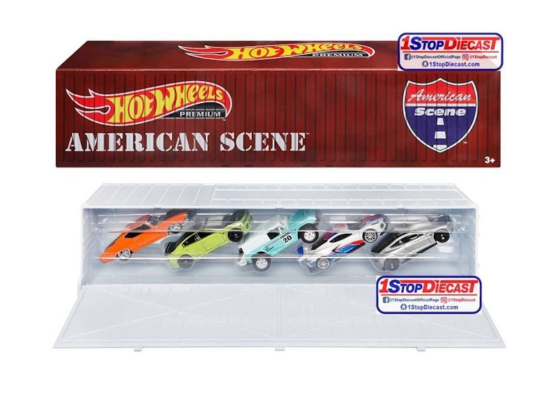Hot Wheels Premium American Scene Set