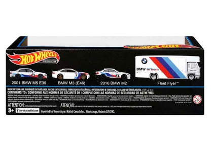 Hot Wheels Premium BMW Display Diecast Collection 4-Pack 1:64