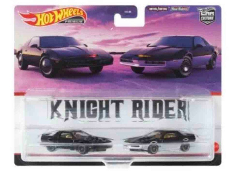 Hot Wheels Premium Car Culture Knight Rider K.A.R.R. & K.I.T.T. 2-Pack Set