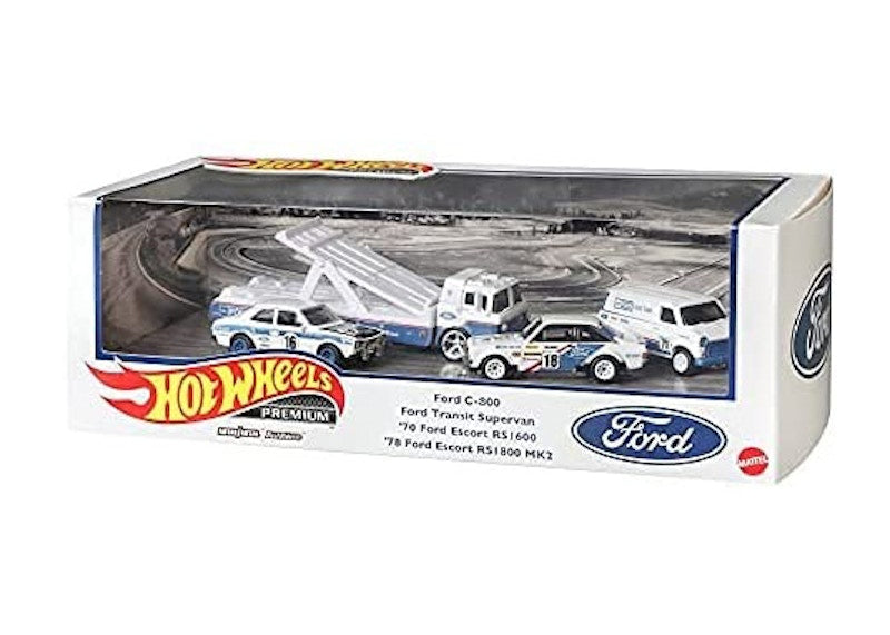 Hot Wheels Premium Collectors Ford Set White/Blue