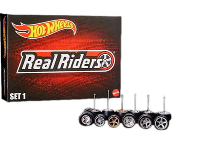 Hot Wheels RLC Exclusive Real Riders Wheels Pack Set 1 - American