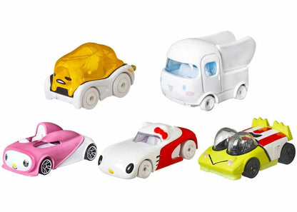 Hot Wheels Sanrio Character Cars Set of 5