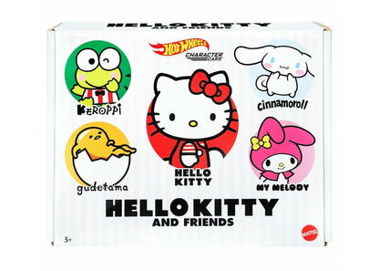 Hot Wheels Sanrio Character Cars Set of 5