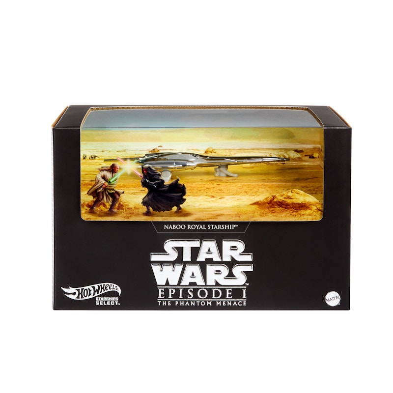 Hot Wheels Star Wars Starships Select Royal Naboo Starship Figure
