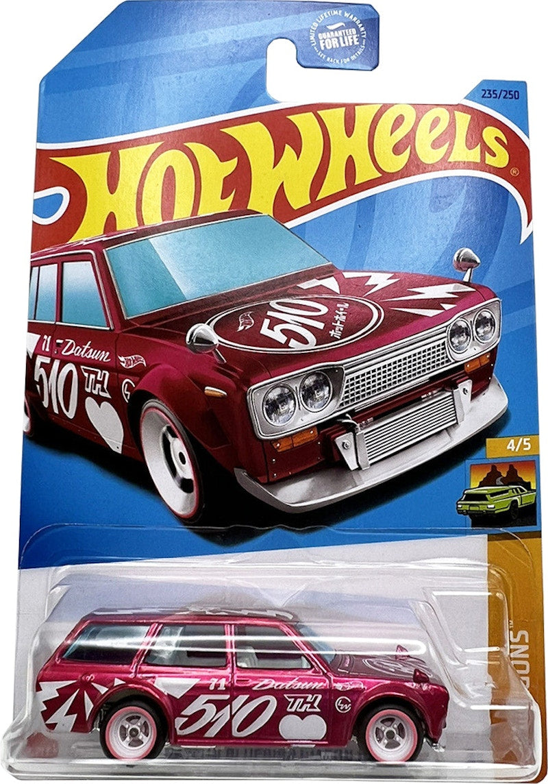 Hot Wheels Super Treasure Hunt 2023 Datsun Bluebird Wagon 510 Pink