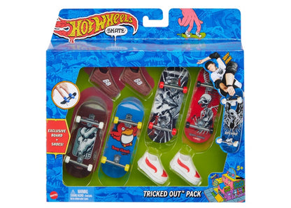 Hot Wheels x Tony Hawk Fingerboards & Skate Shoes Multipack