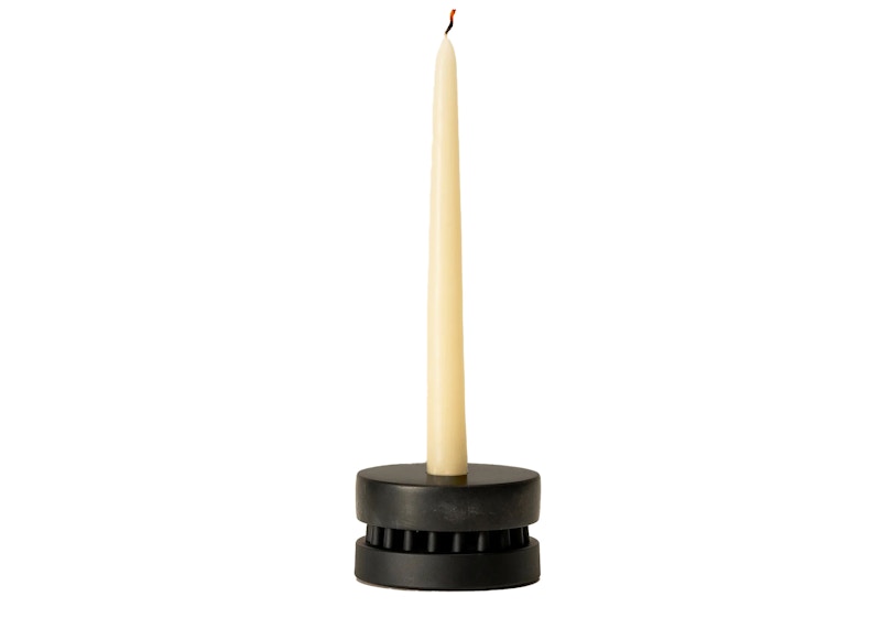 Houseplant Candle Holder Ashtray Black