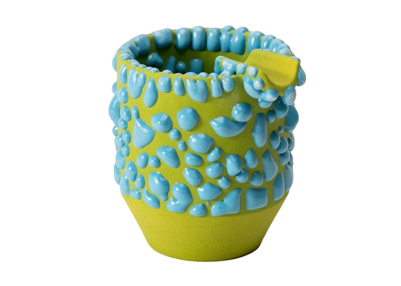 Houseplant Gloopy Ashtray (Edition of 325) Chartreuse/Blue