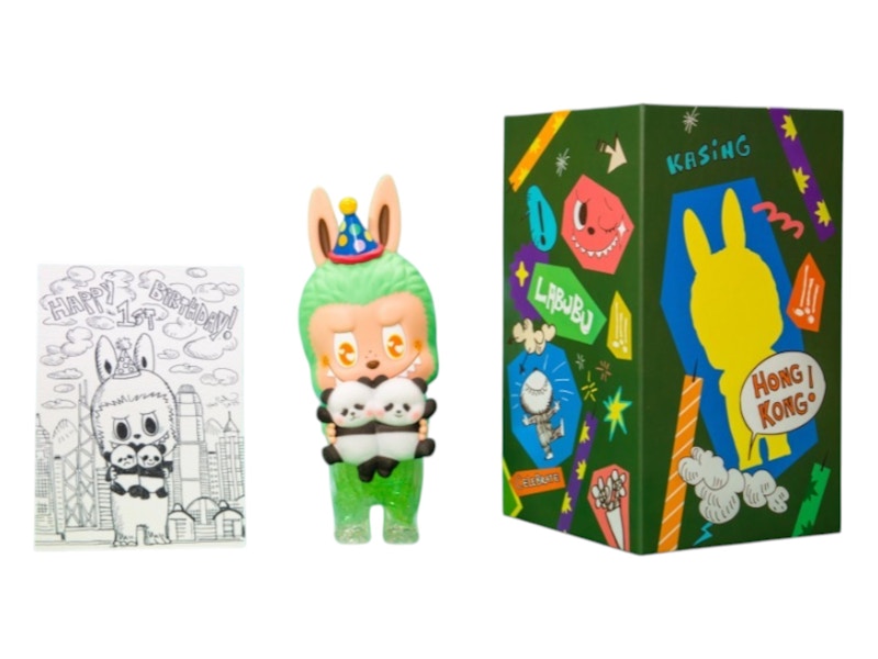 How2work Labubu x Panda Twins Birthday-Edition Vinyl Figure (Edition of 308)
