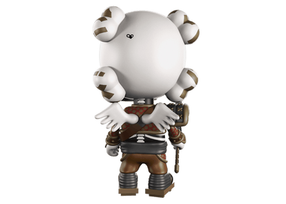 Huck Gee Mighty Jaxx Gold Life: 8" Soul Collector Figure