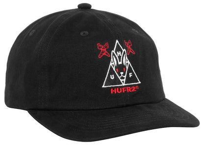 HUF x FR2 Cap Black