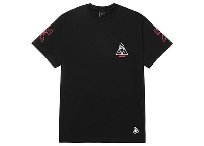 HUF x FR2 T-Shirt Black