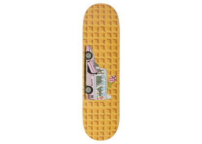 HUF x Ice Cream Fast Serve Skate Deck Strawberry
