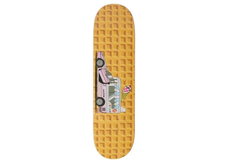 HUF x Ice Cream Fast Serve Skate Deck Strawberry