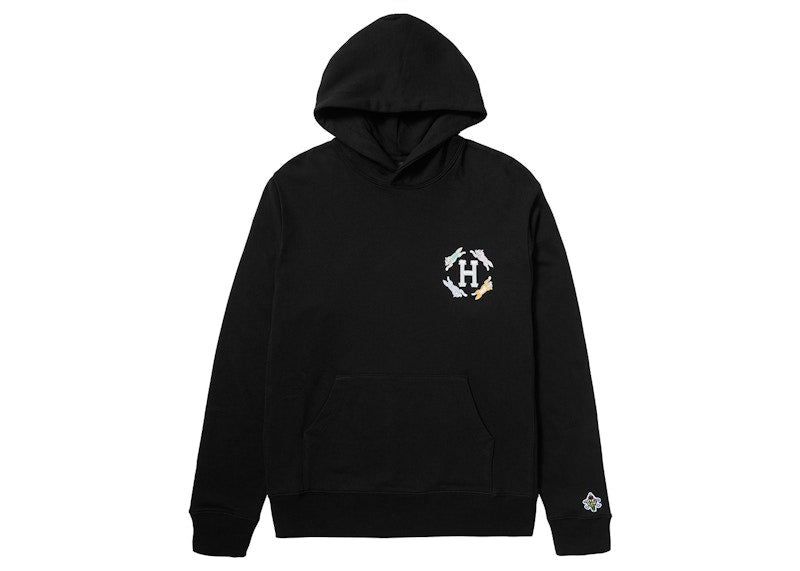 HUF x Ice Cream Frosted Hoodie Black