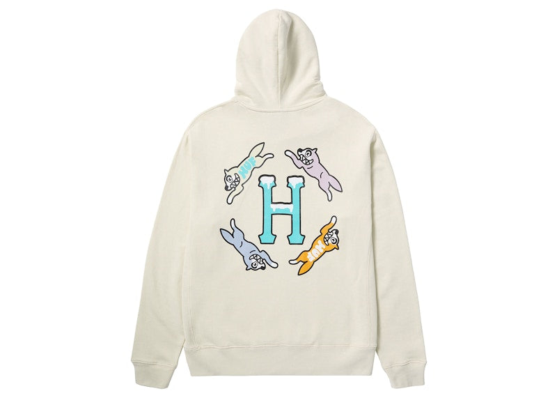 HUF x Ice Cream Frosted Hoodie Natural