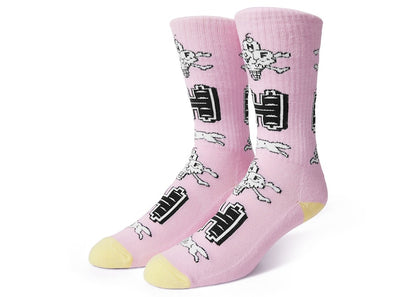 HUF x Ice Cream Neopolitan Crew Socks Strawberry