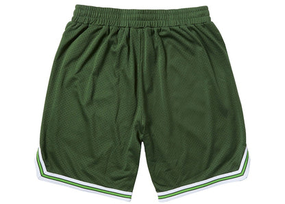 HUF x Ice Cream Running Dog Basketball Short Dark Olive