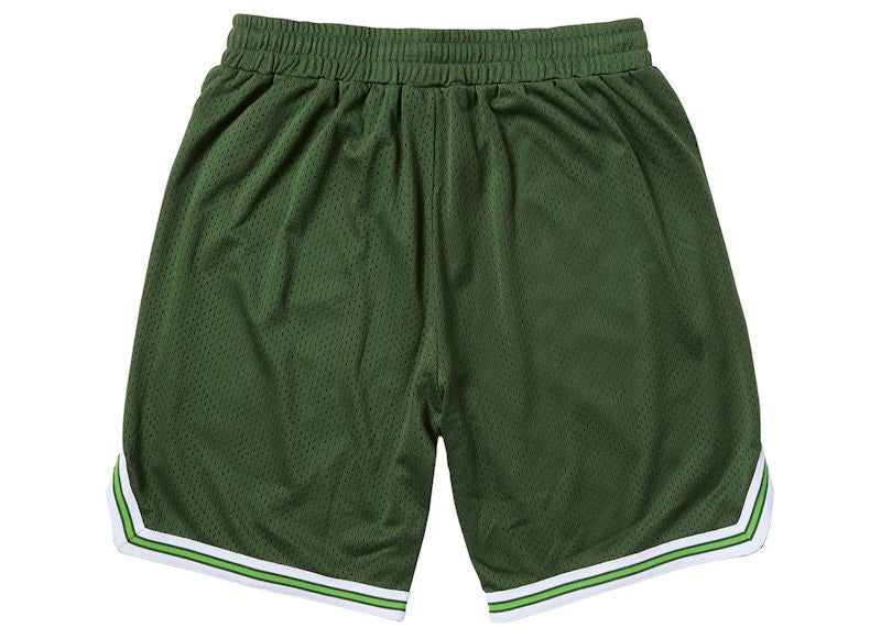HUF x Ice Cream Running Dog Basketball Short Dark Olive