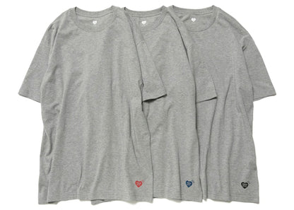 Human Made 3 Pack Premium Cotton T-Shirt Grey