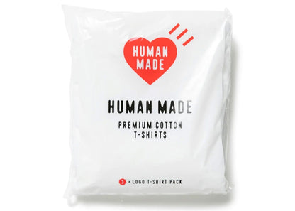 Human Made 3 Pack Premium Cotton T-Shirt White
