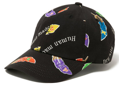 Human Made 6 Panel Cap Black