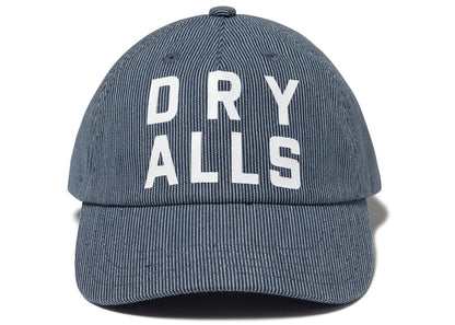 Human Made 6 Panel Striped Denim Cap Indigo