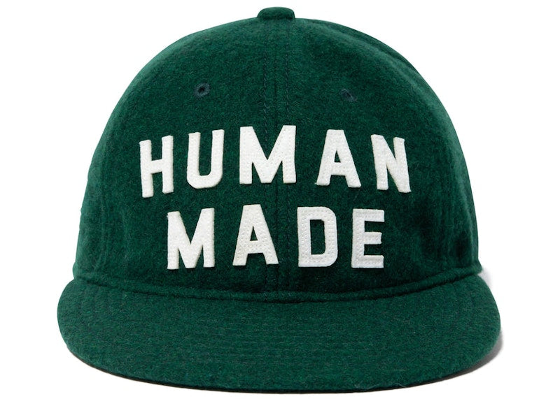 Human Made 6 Panel Wool Cap Green