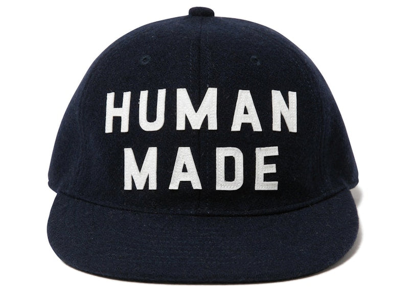 Human Made 6 Panel Wool Cap Navy